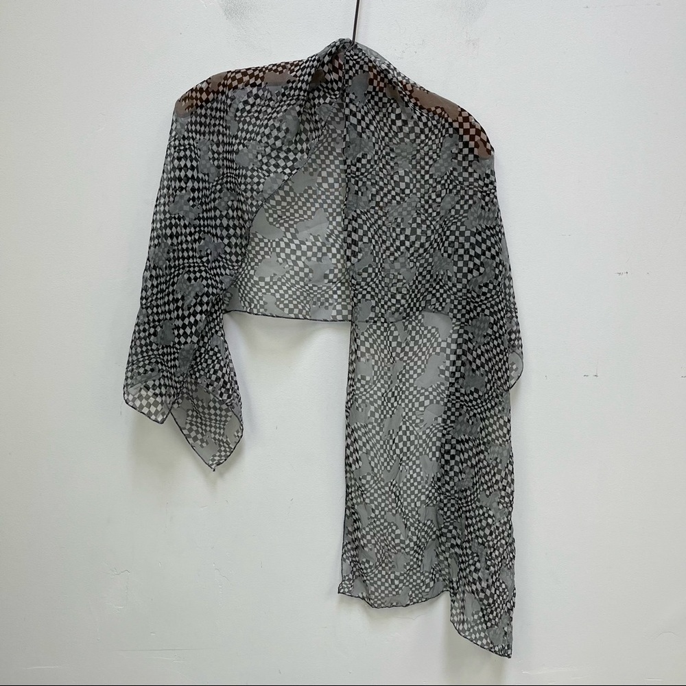 Checkered Dog Scarf